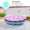 Egg Plate Tray Holder Deviled Serving Storage Container Box Refrigerator Dishorganizer Display Platter Carrier Casekitchen Trays 3