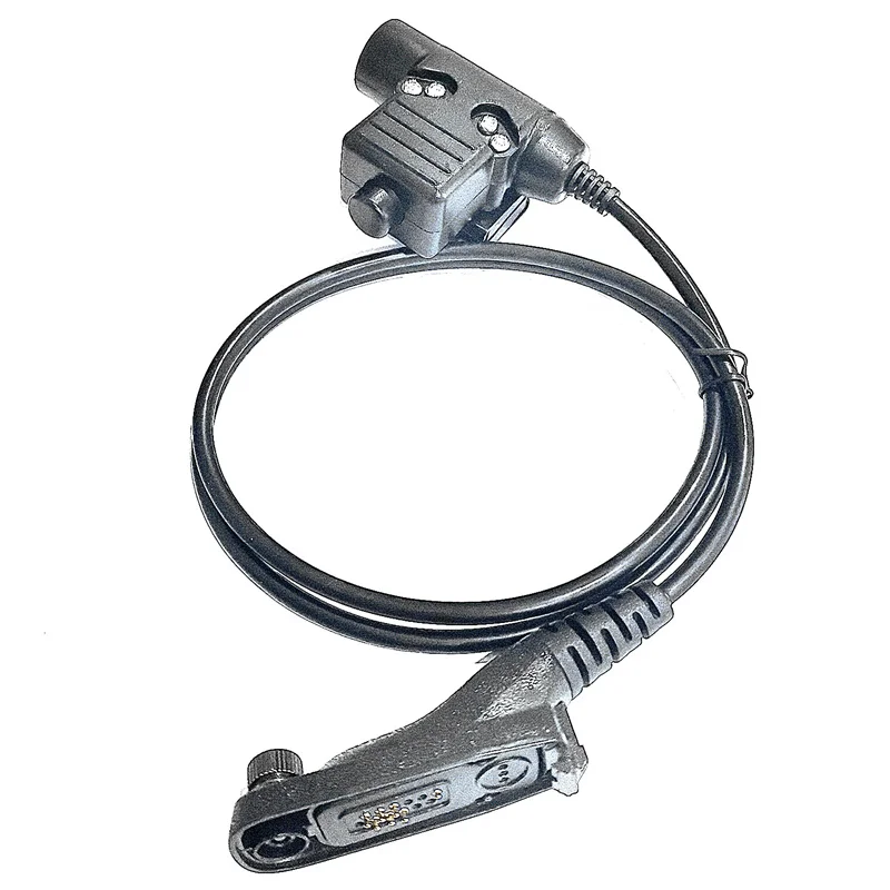RISENKE-U94 Ptt Cable Adapter,for Motorola APX4000 APX7000XE DP3401 DGP-4150 XiR P8208 XPR6350 XPR6580 Walkie Talkie Accessories