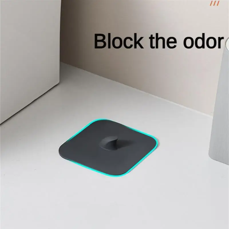1PCS Silicone Deodorant Cover Floor Drain Sink Anti Odor Anti-skid Pad Reusable Washable Sewer Tool Kitchen Bathroom Sink