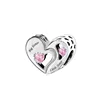 FC Jewelry Fit Original Pan Charms Bracelet 925 Silver Father Daughter Mother Son Brother Sisters Bead For Making Women Berloque 2