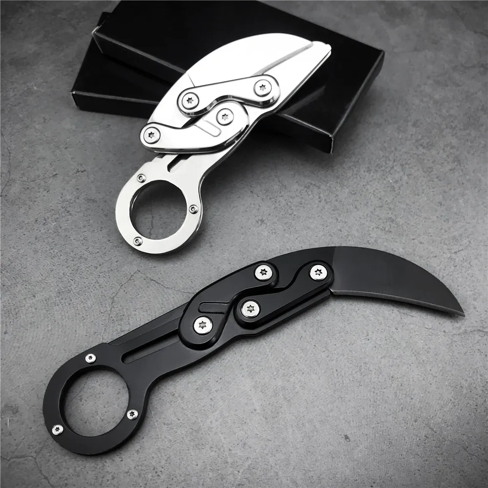 Coltello Da Tasca Pieghevole Karambit Csgo Claw All Stainless Steel Portable Counter Strike Meccanico Outdoor Tactical Edc Tool