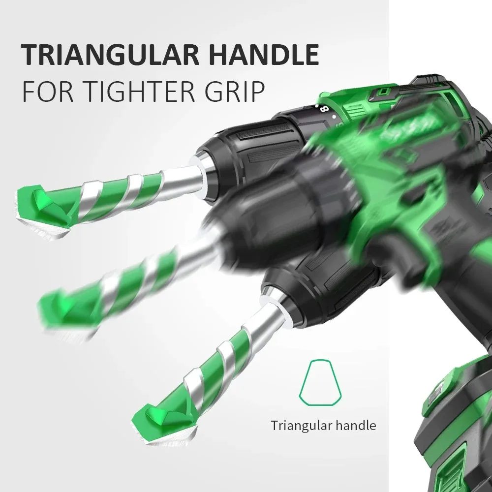 Drill bit Super Hard Alloy Twist Drill Through Hole Glass Concrete Multifunctional Bits