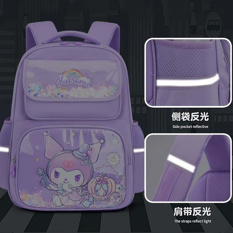Children Backpack Sanrio New Melody Student Schoolbag Stain-Resistant Cute Cartoon Casual and Lightweight Shoulder Pad Backpack children backpack children bag students backpack shoulder backpack