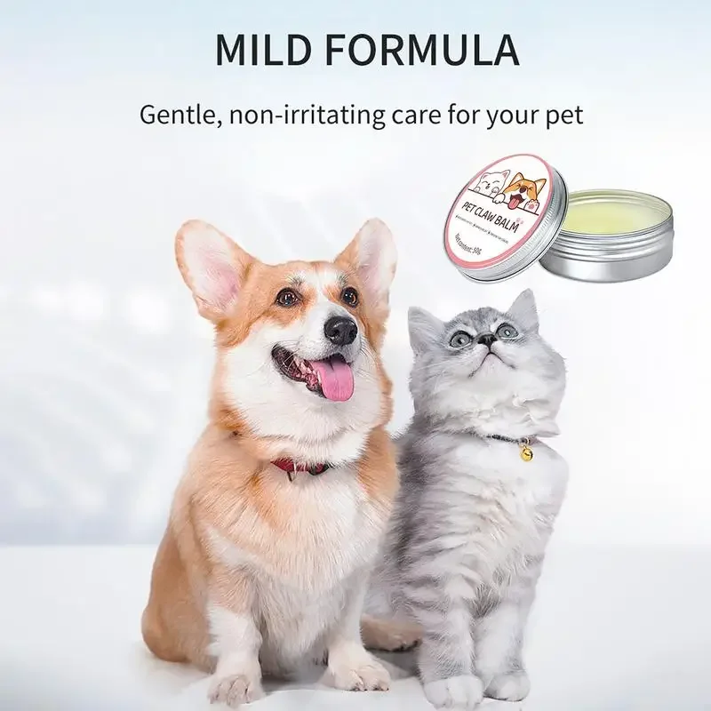 Pet Paw Cream Dog Nose and Paw Balm Dog Paw Cream Cats Dogs Protector Cream Pet Feet Moisturizer Pet Crack Feet Repair Accessories