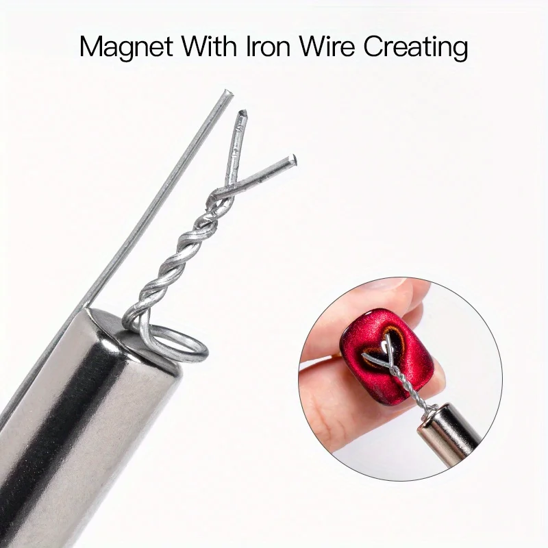 3D Magnetic Nail Art Stick Set Multi-function Iron Wire Design Tool for UV Gel Manicure Odorless Foot and Hand Care Accessories magnetic nail art tools,cat eye nail tool,magnetic nail tools