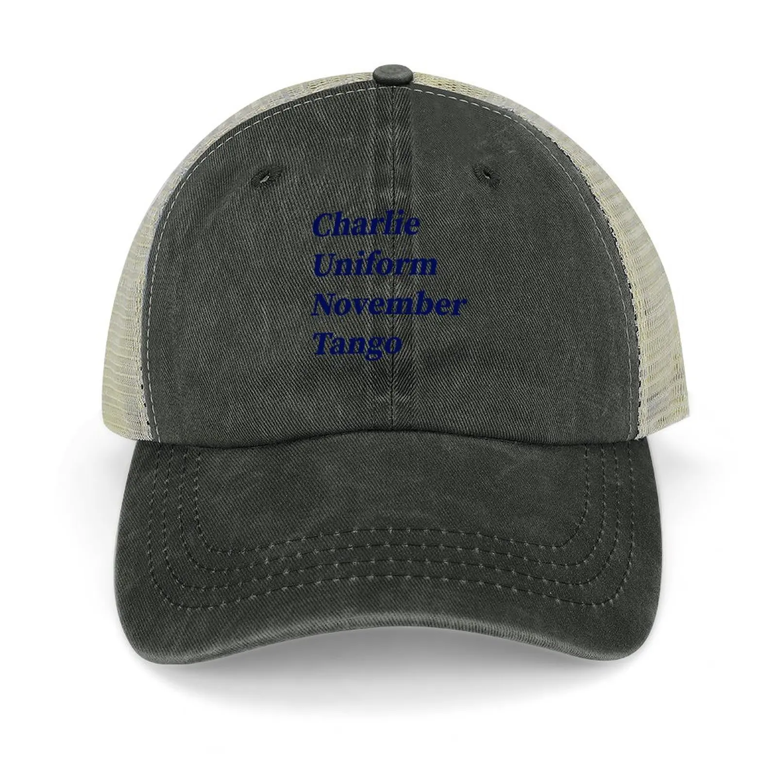 

Charlie Uniform November Tango Cowboy Hat Thermal Visor Hat Man Luxury Baseball Men Women's