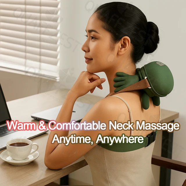 N7 Electric Neck And Shoulder Muscle Massager Wireless Shoulder And Back Kneading Massage Shawl Neck masajeador Relax Pain Relie 2