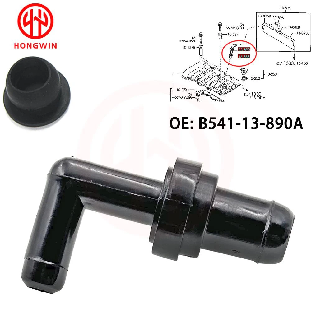 New Positive Crankcase Ventilation PCV Valve B541-13-890A For