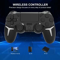 GAMINJA 6-axis Gyroscope Dual Vibration With touch pad Wireless Gamepad Bluetooth Controller For PS4 PS3 Console Computer PC - Image 2