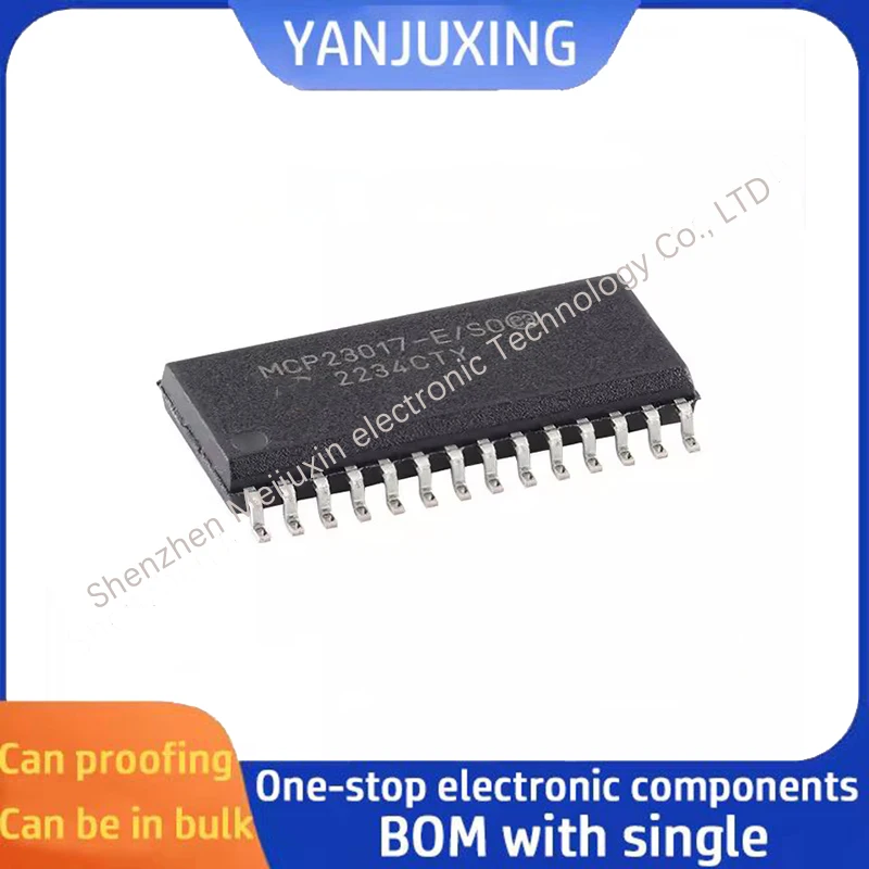 

1~5pcs/lot MCP23017-E/SO MCP23017 SOP-28 I/O expander Microcontroller chip in stock