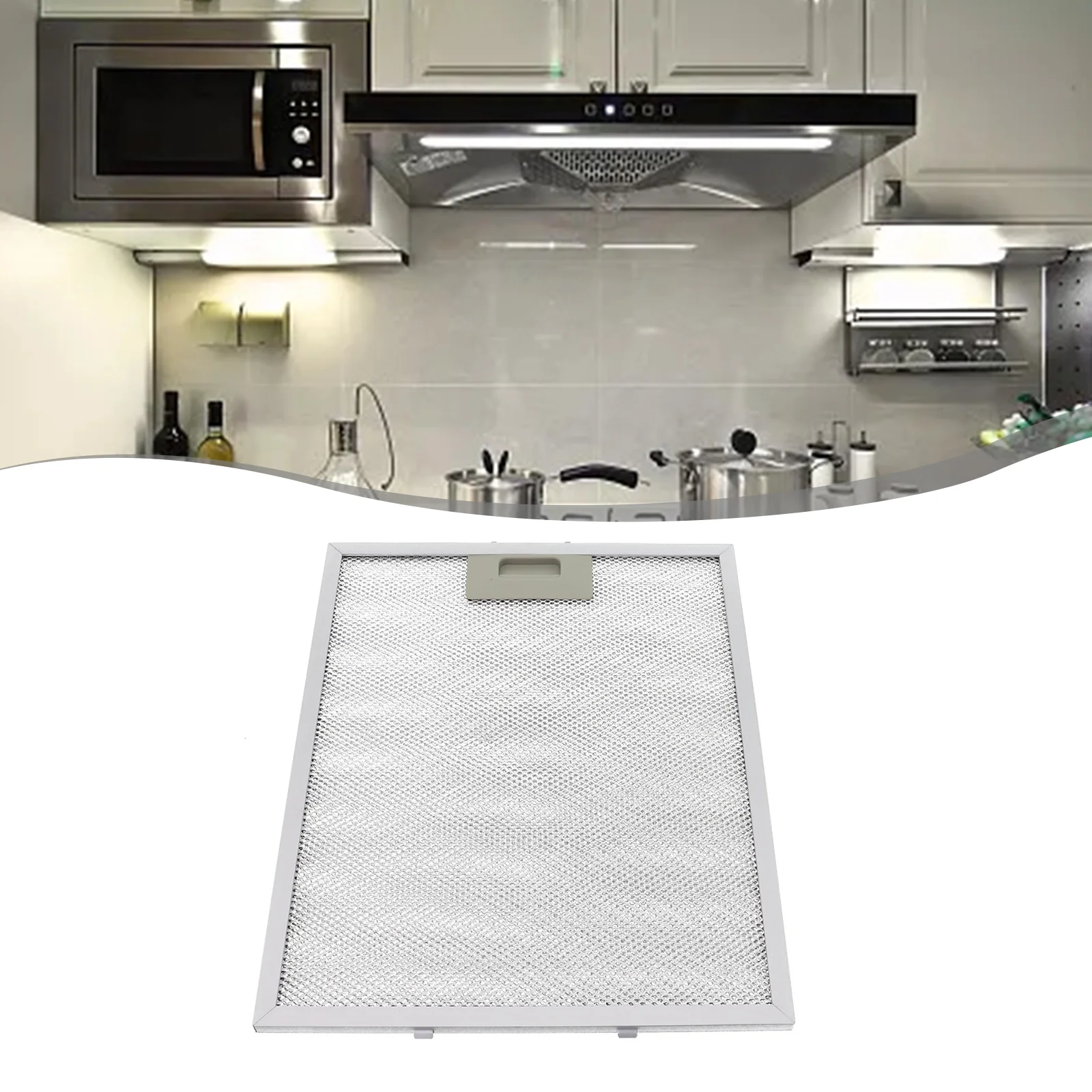 

340x280x9mm Range Hood Filter Cooker Hood Grease Filter Kitchen Extractor Ventilation Aluminium Aspirator Filter Mesh