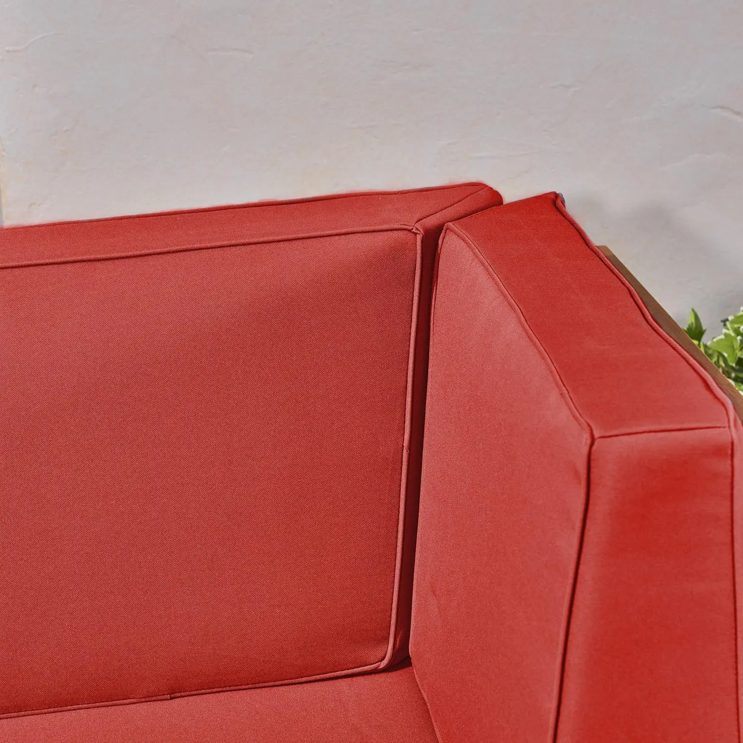 Outdoor Sectional Sofa Set -Seater - Acacia Wood - Outdoor Cushions 4