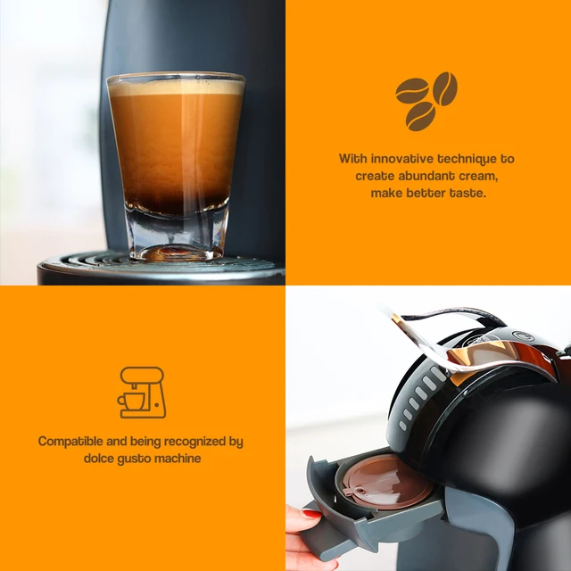 Reusable Coffee Capsule Pods for Dolce Gusto Refillable