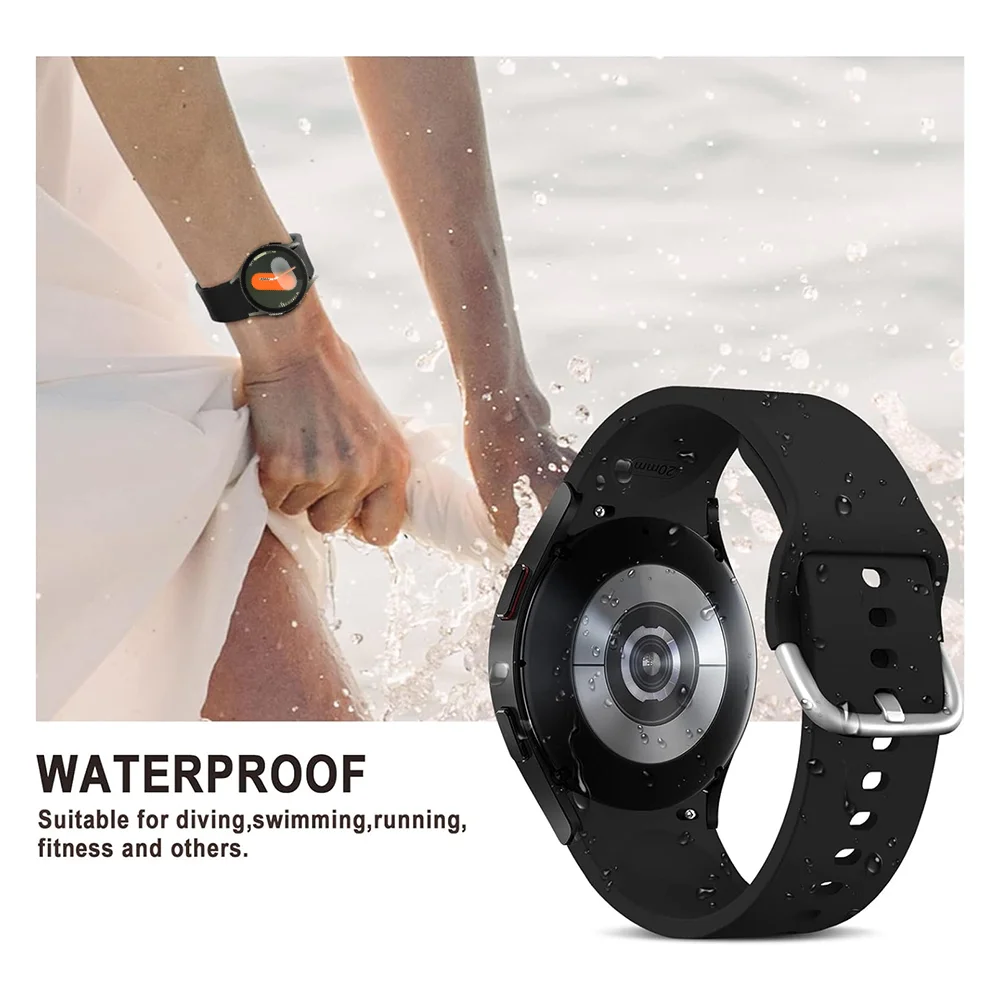Premium Silicone Band for Samsung Galaxy Watch - No Gaps Design