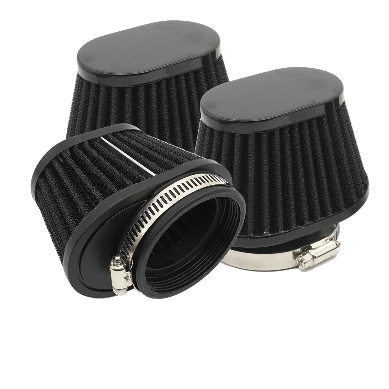 Motorcycle air filter cleaner motocross air filter For Carburetor Scooter Accessories 51mm 55mm 60mm