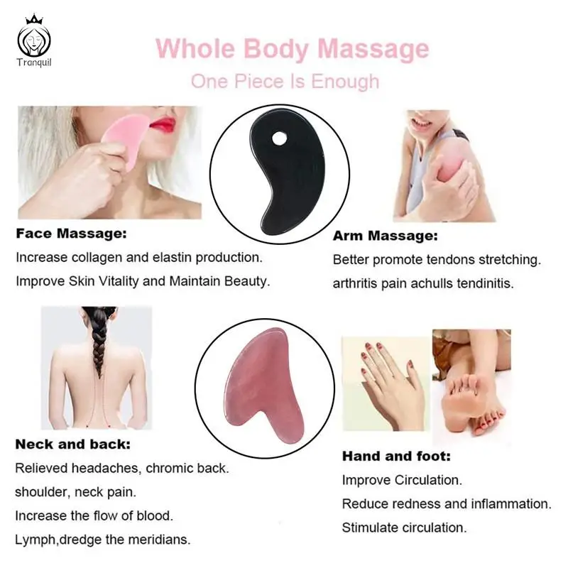 Face Massager Beeswax face massagers Scraping Guasha Board SPA Acupuncture Facial rinkle Remover