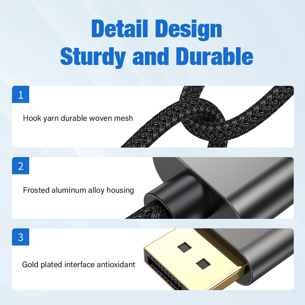 디스플레이 포트 HDMI 호환 케이블 어댑터, DP 수-암 HDMI 4K, 30Hz, 60Hz, HD 1080P 어댑터, 노트북 PC HDTV용 비디오 오디오