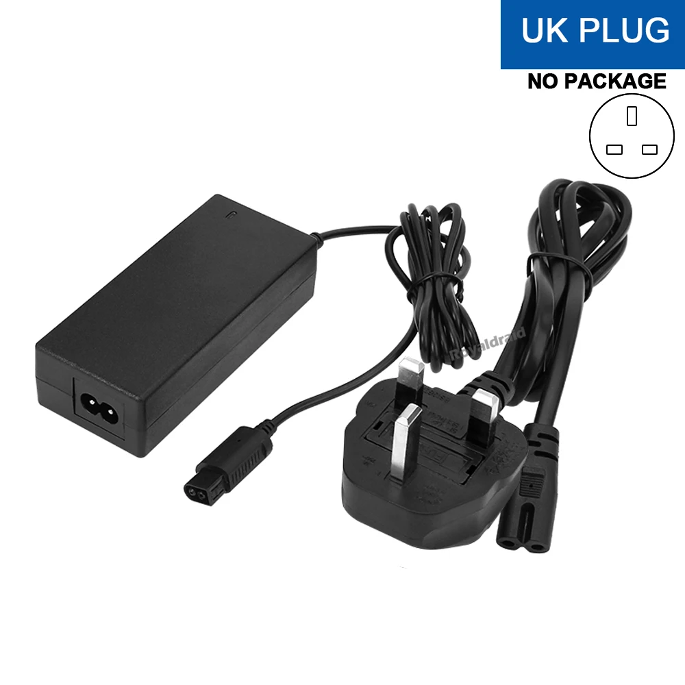 EU/US/UK/AU Plug AC Adapter Power Supply for GameCube Video Game Console Charger for NGC AC/DC Adapter 100-240V