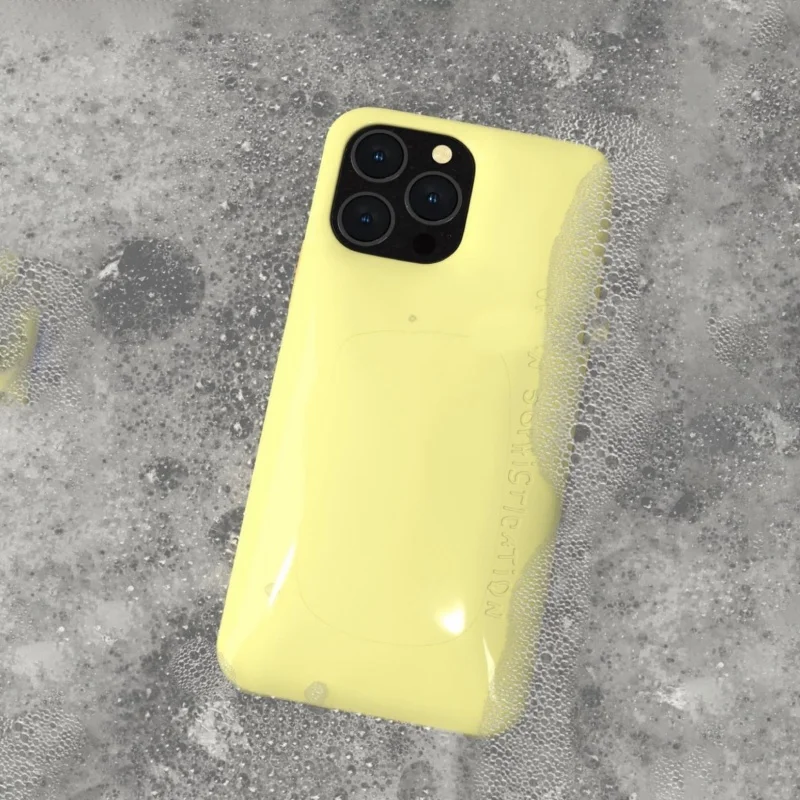 INS الكورية لون الحلوى الصابون رسالة لامعة جراب ها...