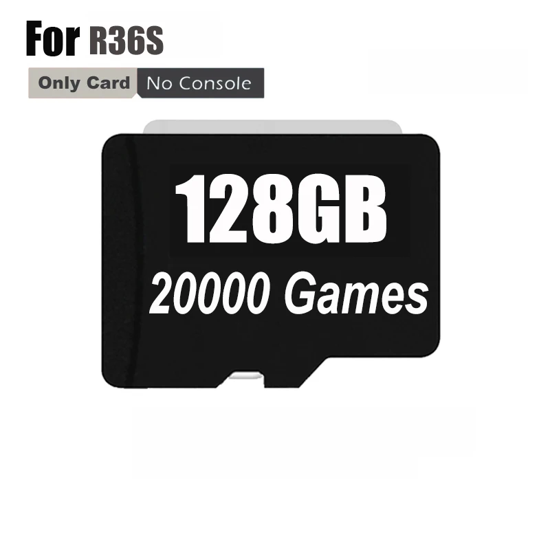 TF Game Card For R36S Memory Card High Speed Plug&Play PSP PS1 N64 GBA GBC SFC 256G 58000+ Retro Games 128G System Card