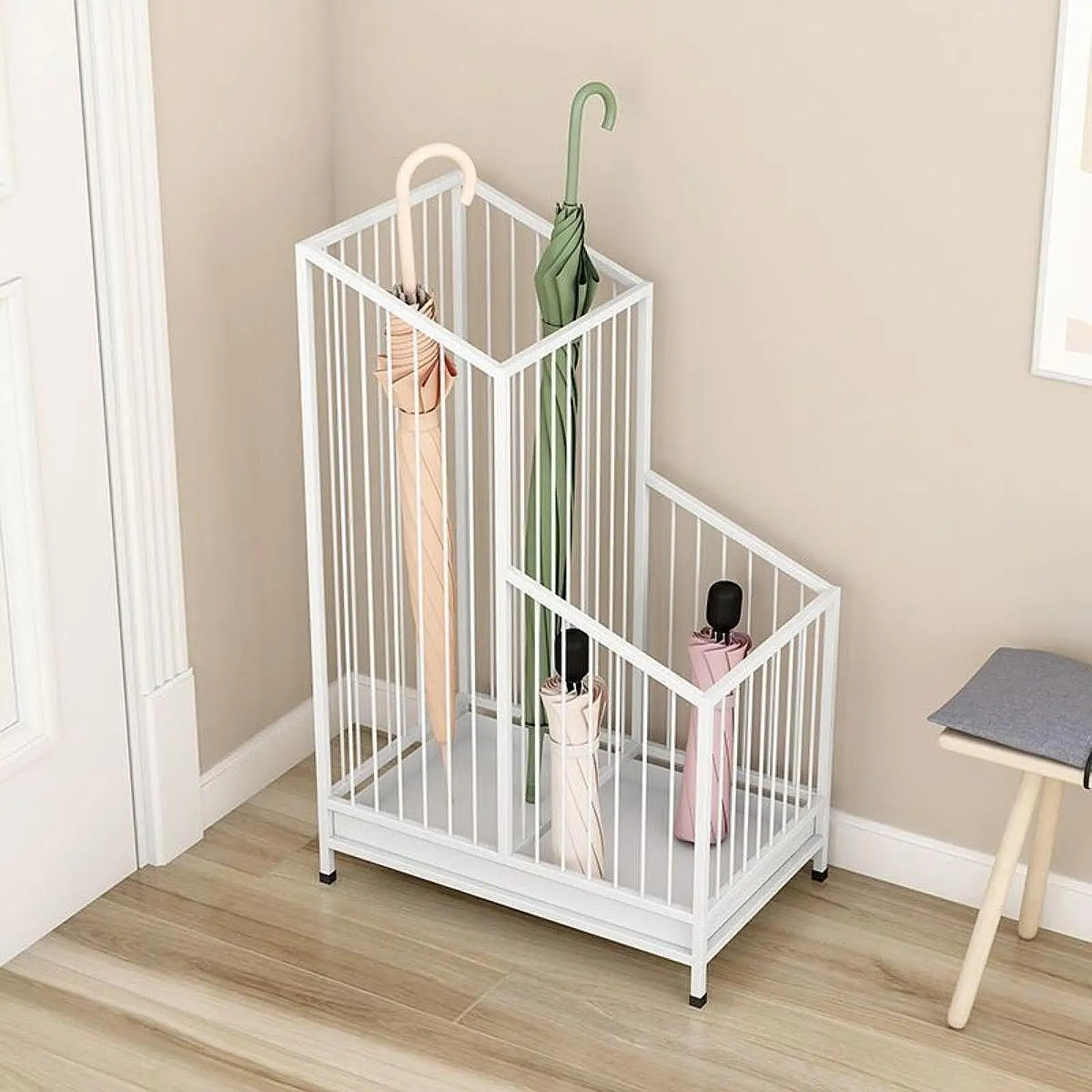 Standing Umbrella Holder Sturdy Parasol Storage Rack Freestanding Umbrella Storage Box Office Bar Hallway Home Entryway