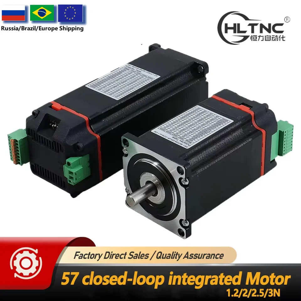 HLTNC Nema23 Closed Loop Stepper Motor 1.2n 2n 2.5n 3Nm Hybrid