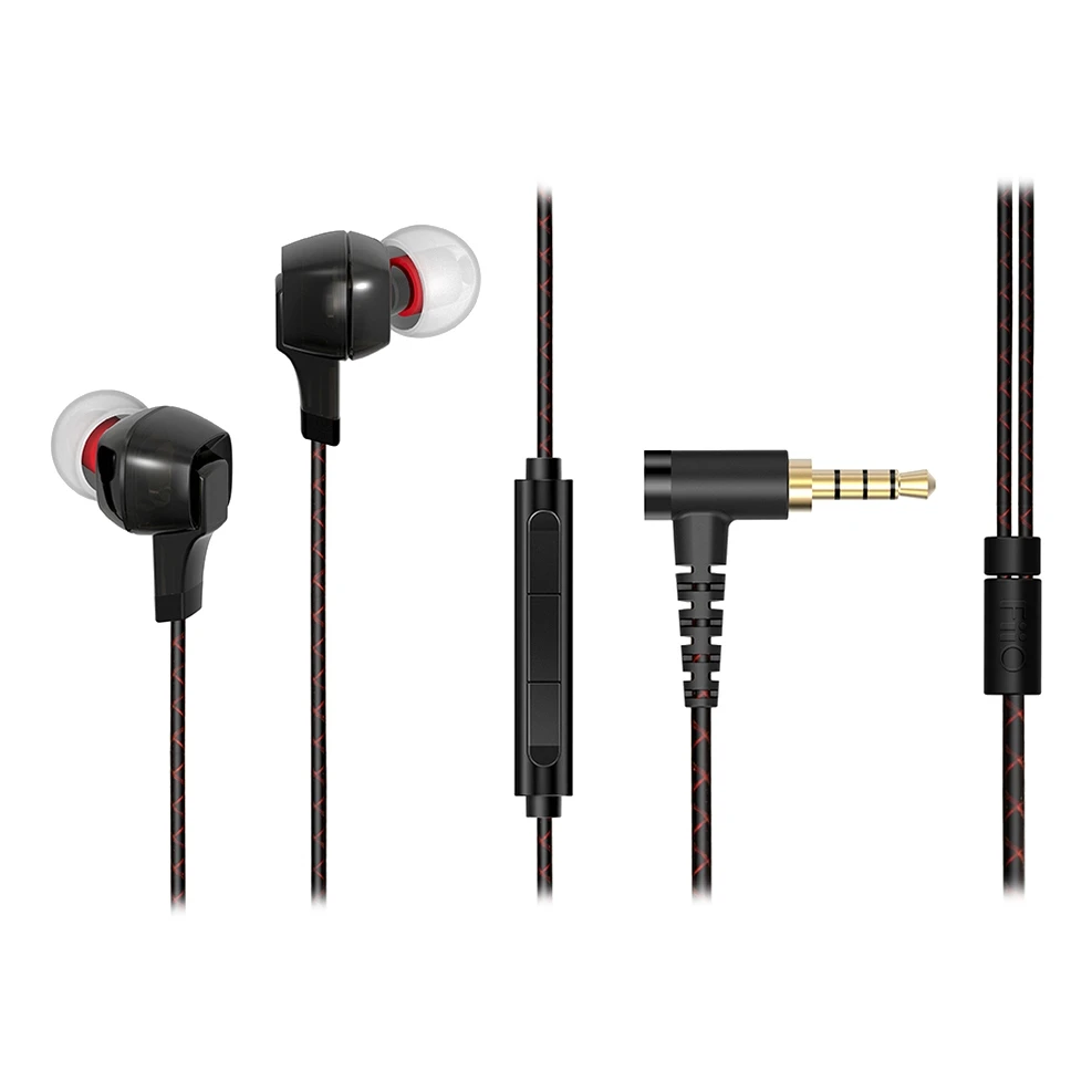 Headphones wired Fiio F1 (20 20000Hz, 16 Ohm, 97 DB, microphone, 3,5mm