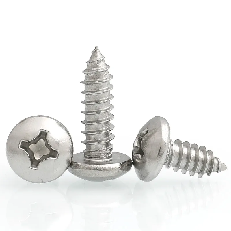 

100pcs M2.9 M3.5 M3.9 M4 Wood Screw Pan Head Cross Self-tapping Phillips Bolt Wood Screws 1/2 5/8 3/4 1inch length GB845