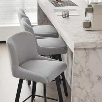 Set of 3 Swivel Counter-Height Bar Stools with Backs 1