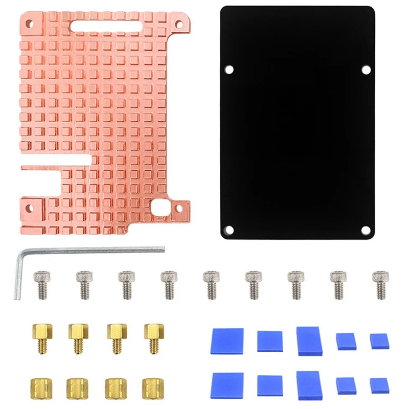 1 Набор медных радиаторов для Raspberry Pi 4B | Компьютеры и офис