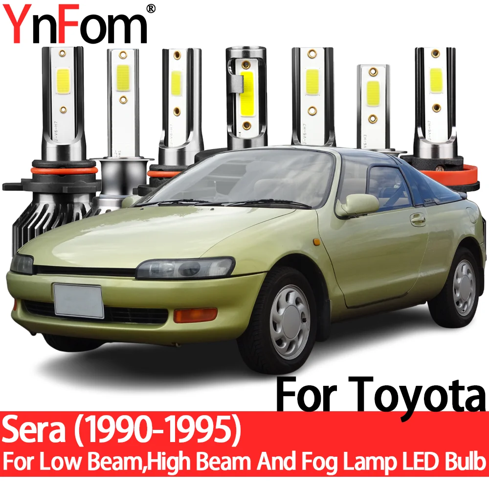 YnFom-For-Toyota-Sera-EXY10-1990-1995-Special-LED-Headlight-Bulbs-Kit ...