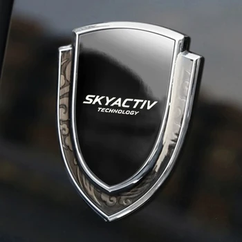 마쓰다 스카이액티브 자동차 스티커, 3D 금속 액세서리, 자동차 액세서리, 2 3 5 6 8 cx3 cx4 cx5 cx7 cx8 cx9 cx30 mx5 rx8