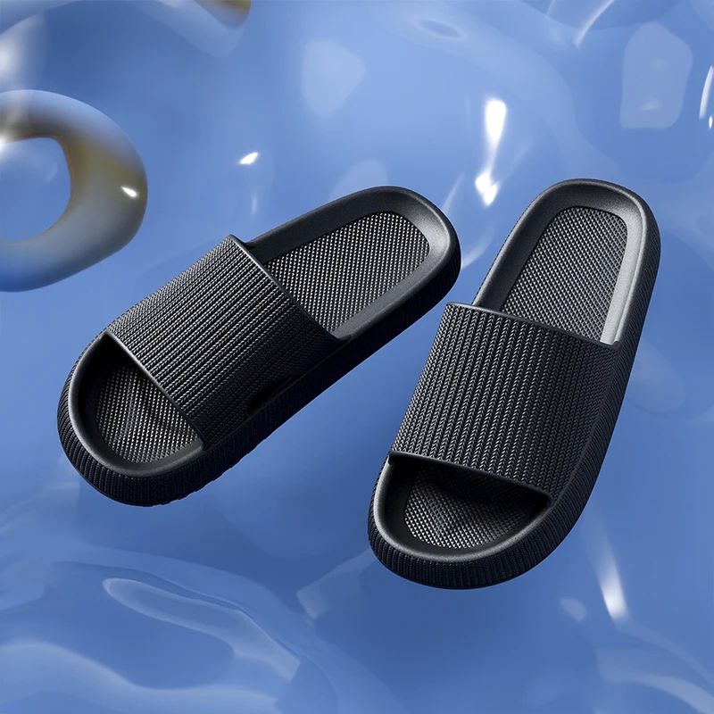 Summer Women Fashion Thick Platform Slippers Soft Sandals Beach Vacation Casual Shoes Non-Slip EVA Men Outdoor summer sandals