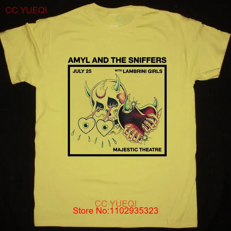 Maglietta Amyl And The Sniffers "Comfort To Me" – 100% Cotone, Nero, Girocollo – Band Tee Ufficiosa