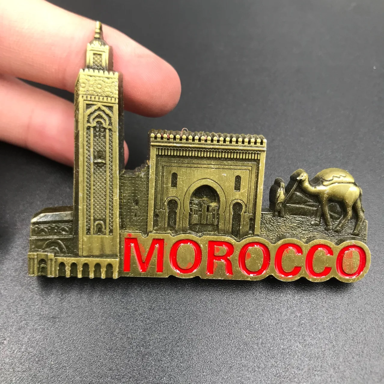 3D Casablanca Marocco Frigorifero Magnete Frigorifero Souvenir
