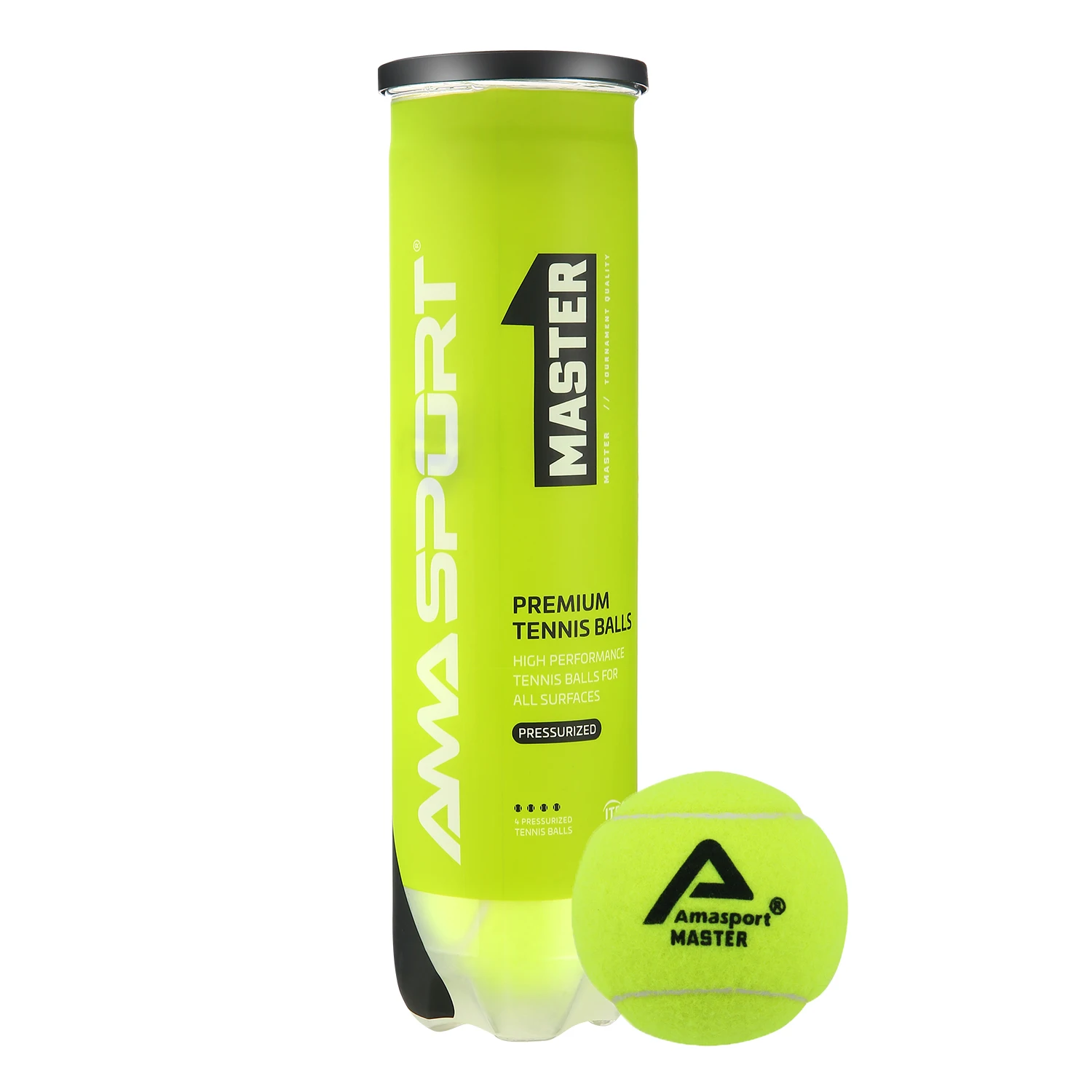 AMASPORT 2 Cans Tennis Balls Advanced Training Tennis Balls Practice Balls,Premium Balls,Good for Beginner Training