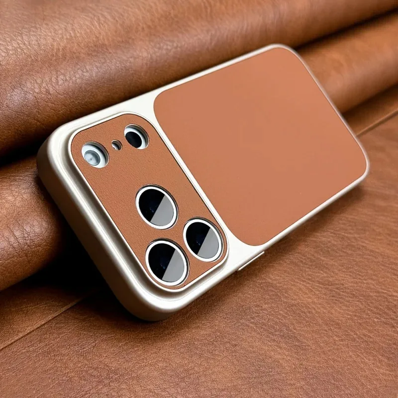 รูปสินค้า เคสโทรศัพท์สีส้มเรโทร หรูหราสำหรับ iPhone