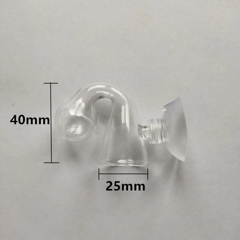Aquarium CO2 Checker Diffuse Glass CO2 Drop Checker Aquarium Hang On CO2 Monitor Sensor Detector Indicator for Fish Tank Aquatic Planted Tank Test PH