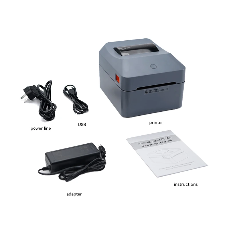4x6 배송 라벨 프린터 (용지 롤 수납공간 포함) USPS/FedEx/UPS 바코드 라벨 4인치 익스프레스 라벨 감열 프린터