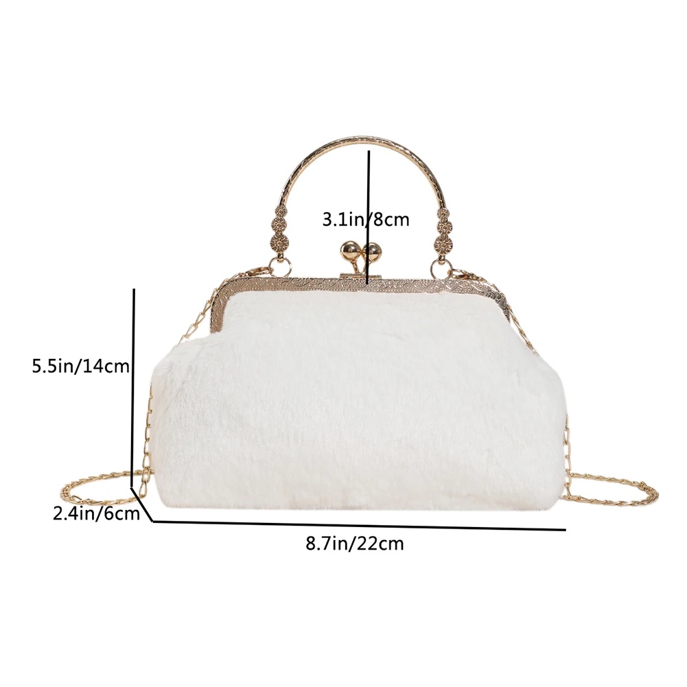KUANG! Straw Clutch Evening Handbag For Women Woven Straw Dumpling Bag