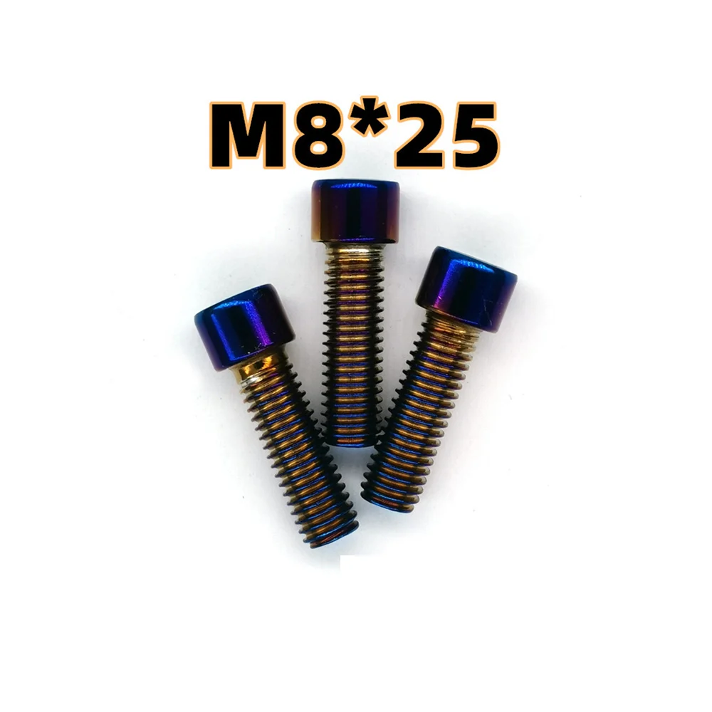 Hex Socket Screws M5 M6 M8 M10 304 Alloy Steel Titanium Plating Gold Screw Length
