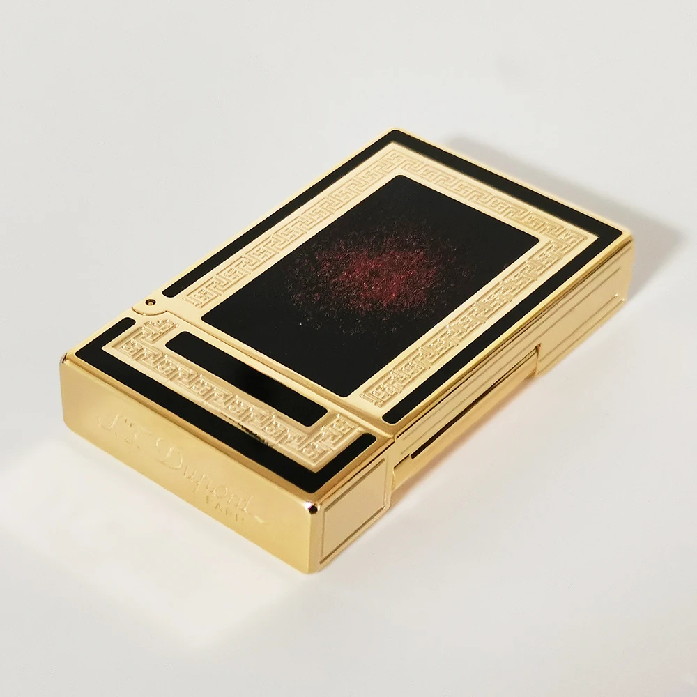 Luxury Ligne2 Lighter Brass Lacquer Smoking Tobacco Tools Cigarette Accessories Men Gift Collections Butane Gas 3