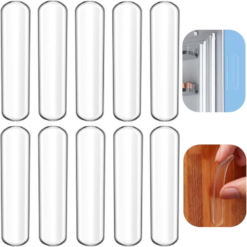 4pcs/8pcs/10pcs 벽 문 스토퍼, 가구 범퍼, 소음 방지 패드, 충돌 방지 패드, 냉장고 문 화장실 커버에 사용