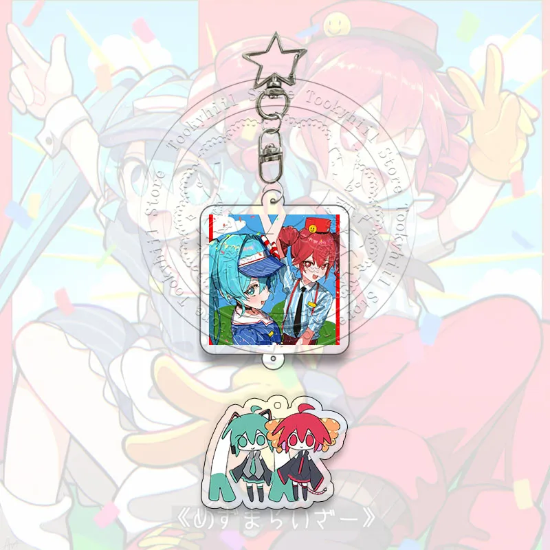 Kreativität Schlüsselanhänger Hatsune Miku Kawaii Kasane Teto Set Student Anime Sammeln Tasche Dekorieren Zubehör Schlüsselanhänger Geburtstagsgeschenk – Detail 26