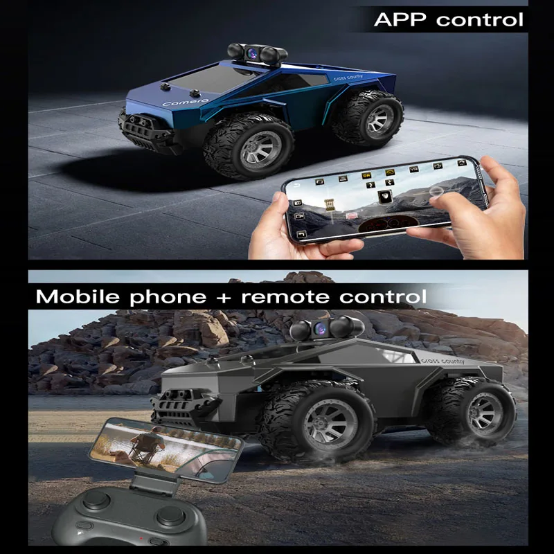 고속 드리프트 RC 카 카메라 탑재 2.4G 4륜 구동 원격 조종 자동차 4륜 구동 무선 조종 미니 GTR 레이싱 모델 소년 장난감