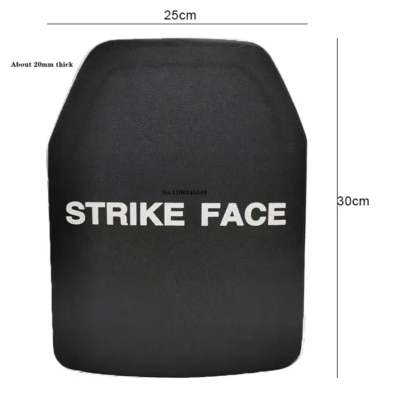 10X12 Inches NIJ III Bulletproof Plate Stand Alone Pure PE Light Weight Anti AK47 MSC 7.62mm Ballistic Panel