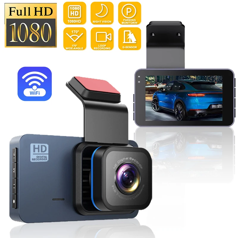 Dash Cam WIFI FULL HD 1080P Super Mini Car Camera DVR Wireless Night  Version G-Sensor Driving Recorder With Multi Country Voice - AliExpress