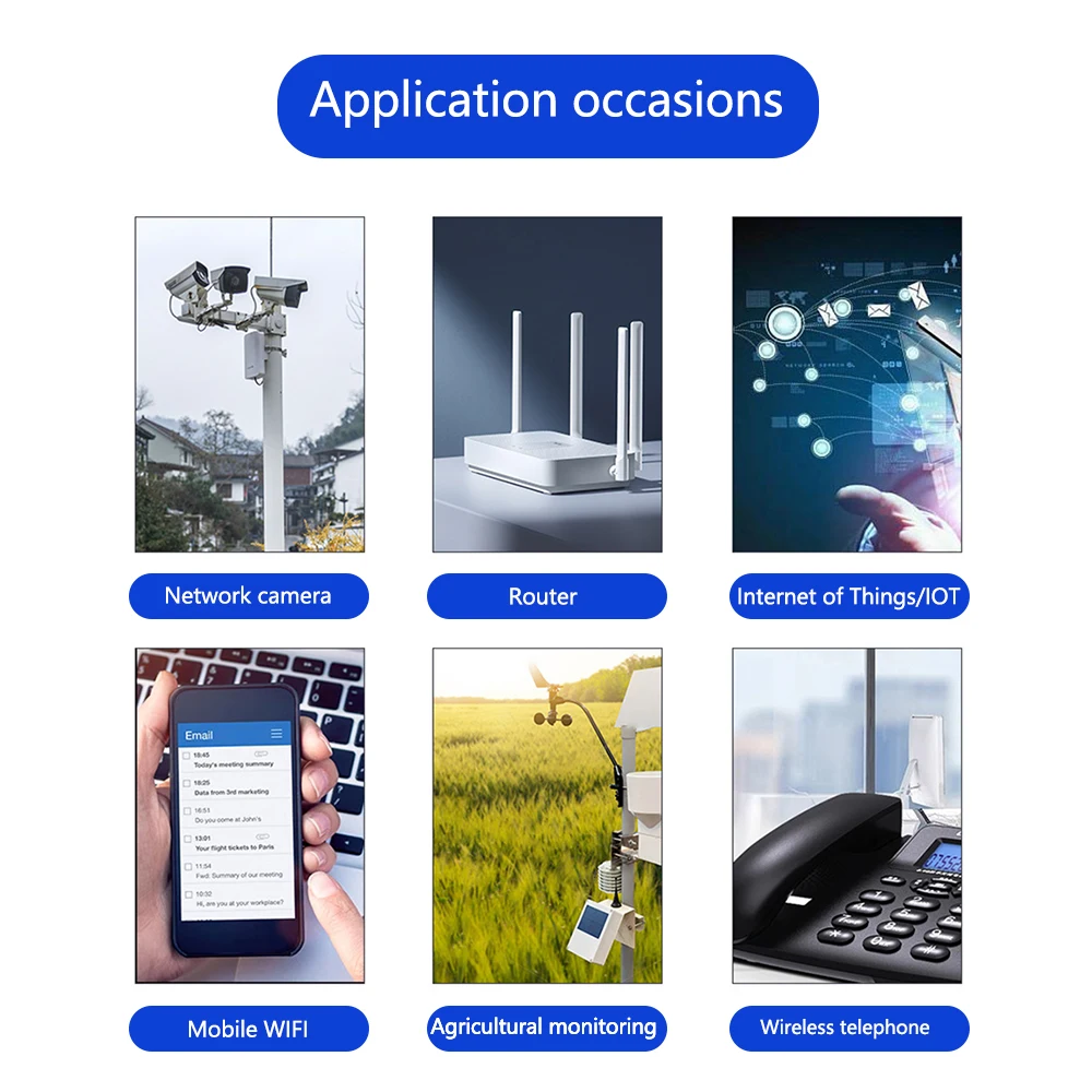 5G 4G 3G WCDMA GSM 안테나 WiFi 라우터 무선 네트워크 카드 IOT DTU 등을 위한 전대역 22dBi SMA 남성