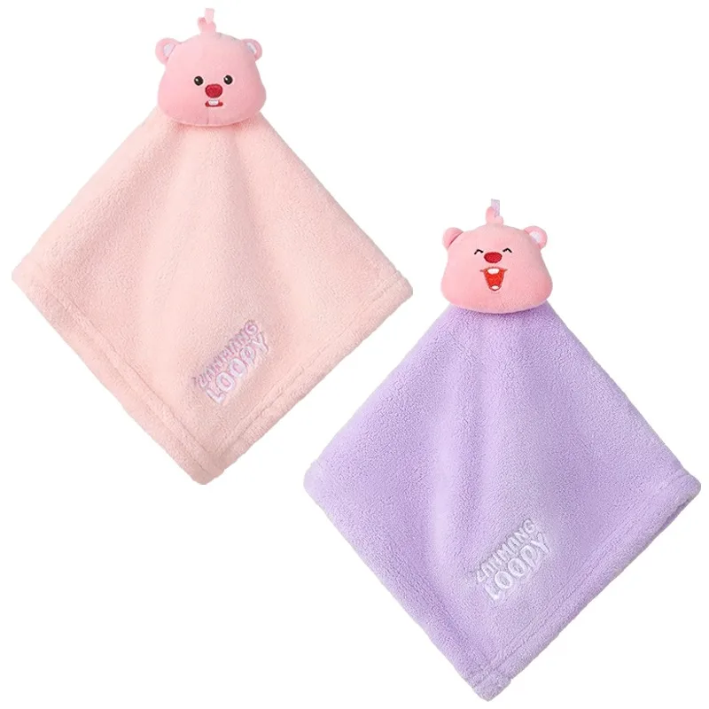 

Аниме мультфильм Loopy плюшевая кукла милое мягкое полотенце для лица кавайное полотенце для ванной комнаты влагопоглощающее очищающее полотенце портативные полотенца для путешествий