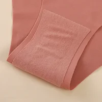 Lot de 7 culottes taille basse sans couture pour femme, lingerie sexy en soie glacée, invisibles, XS-XL 5